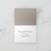 Chimpansee Birthday Humor Kaart (Binnen)