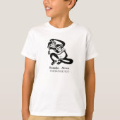 Chimpansee - BONOBO - Bedreigde dieren grafiek T-shirt (Voorkant)