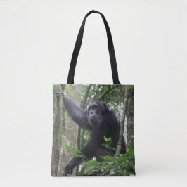 Chimpansee-canvas tas