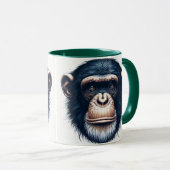Chimpansee Coffee Mok (Voorkant rechts)