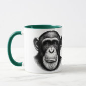 Chimpansee Coffee Mok (Links)