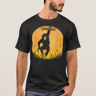 Chimpansee Easy Halloween Outfit Aap Maan Kostuum T-shirt