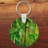 Chimpansee en bamboe sleutelhanger (Achterkant)