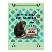 chimpansee foto afdruk (Voorkant)