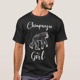 Chimpansee Girl Monkey Chimpansee Lover I Love Chi T-shirt