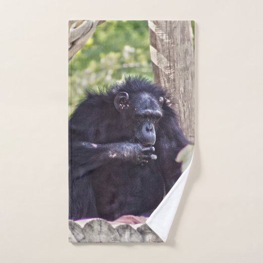 Chimpansee Handdoek (Handdoek)