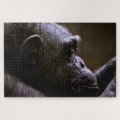 Chimpansee Head close Legpuzzel (Horizontaal)