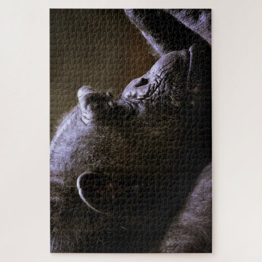Chimpansee Head close Legpuzzel (Verticaal)