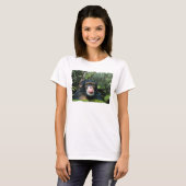 CHIMPANSEE II Wildlife Art & Poem T-shirt (Voorkant volledig)