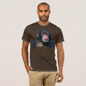 CHIMPANSEE II Wildlife Art T-shirt (Voorkant volledig)