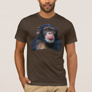 CHIMPANSEE II Wildlife Art T-shirt