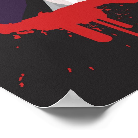 Chimpansee in Dracula Costume Poster (Hoek)