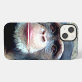 Chimpansee iPhone Hoesje (Achterkant horizontaal)