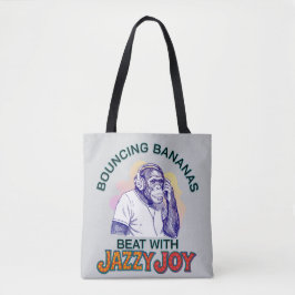 Chimpansee is een goede luisteraar tote bag
