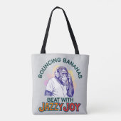 Chimpansee is een goede luisteraar tote bag (Achterkant)