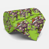 Chimpansee Kerstmis Stropdas (Opgerold)