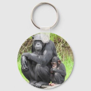 Chimpansee Key Ring Sleutelhanger