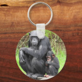 Chimpansee Key Ring Sleutelhanger (Voorkant)