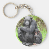 Chimpansee Key Ring Sleutelhanger (Voorkant)