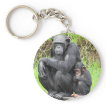 Chimpansee Key Ring