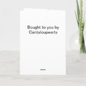 Chimpansee Kinderen leeftijd Verjaardag Feestdagen Kaart (Achterkant)