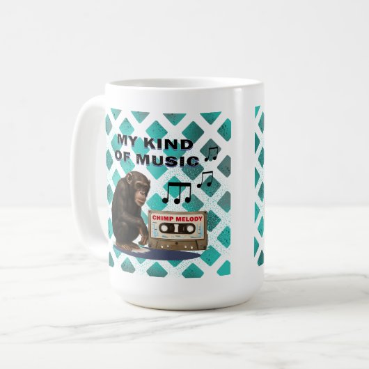 chimpansee koffiemok (Voorkant links)