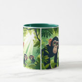 Chimpansee koffiemok mok (Midden)