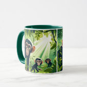 Chimpansee koffiemok mok (Voorkant links)