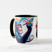 Chimpansee koffiemok mok (Voorkant links)