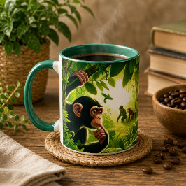 Chimpansee koffiemok mok
