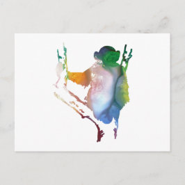 chimpansee-kunst briefkaart