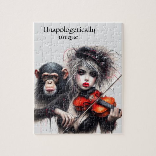 chimpansee legpuzzel (Verticaal)