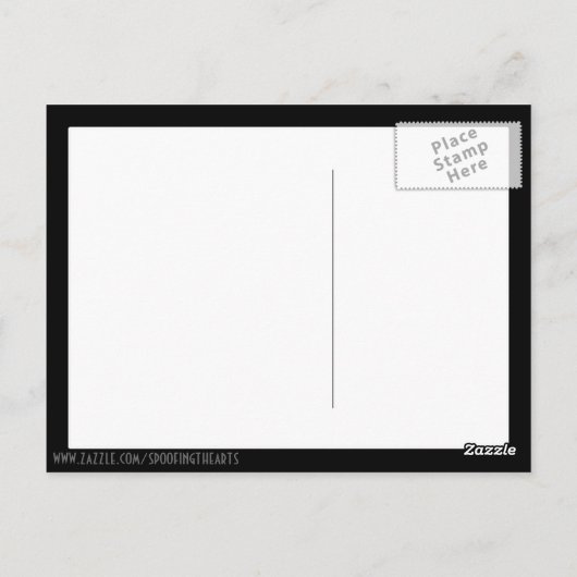 Chimpansee met de Pearl Earring Briefkaart (Achterkant)