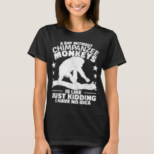 Chimpansee monkey squad Primaten chimpansee vintag T-shirt