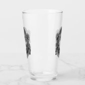 Chimpansee Motorcycle Rider Glas (Links)