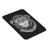 Chimpansee Motorcycle Rider Magneet (Rechterzijde)