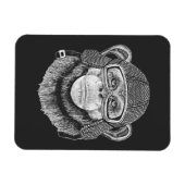 Chimpansee Motorcycle Rider Magneet (Horizontaal)