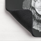 Chimpansee Motorcycle Rider Muismat (Hoek)