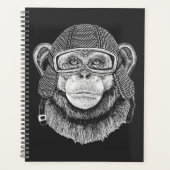 Chimpansee Motorcycle Rider Planner (Voorkant)