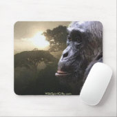 Chimpansee Mousepad Muismat (Met muis)