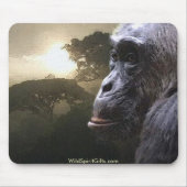 Chimpansee Mousepad Muismat (Voorkant)