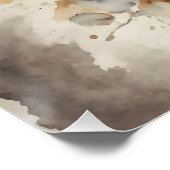 Chimpansee no 1 Glanzend Poster (Hoek)