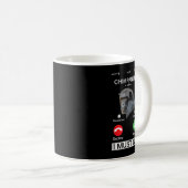 Chimpansee noemt kunst aap chimp ape dier koffiemok (Voorkant rechts)