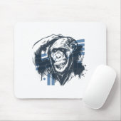 Chimpansee Pensive Monkey Muismat (Met muis)