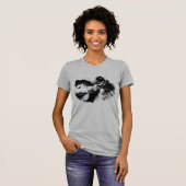 Chimpansee Pop Art T-shirt (Voorkant volledig)