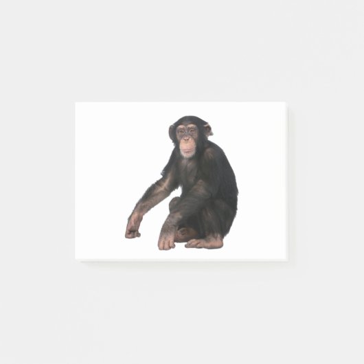 Chimpansee Post-it® Notes (Voorkant)