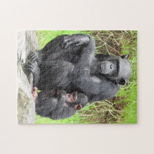 Chimpansee Puzzle Legpuzzel (Horizontaal)