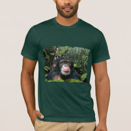 Chimpansee & Rainforest Art T-shirt