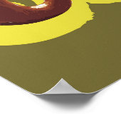 Chimpansee Roking Pipe Poster (Hoek)