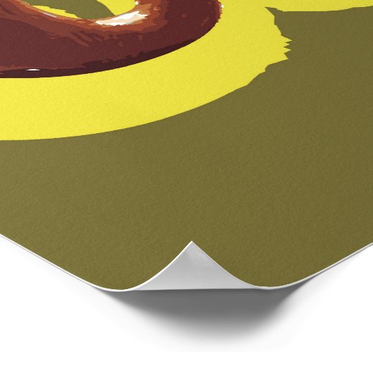 Chimpansee Roking Pipe Poster (Hoek)